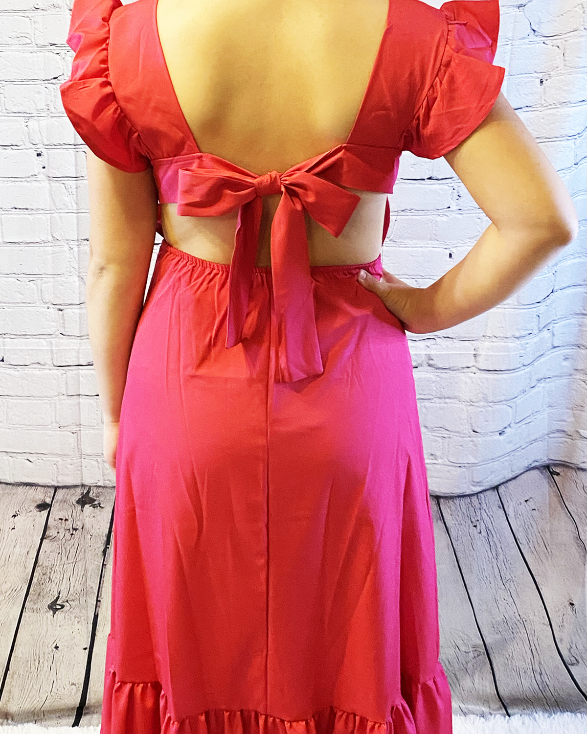 Open Back Dress-FINAL SALE