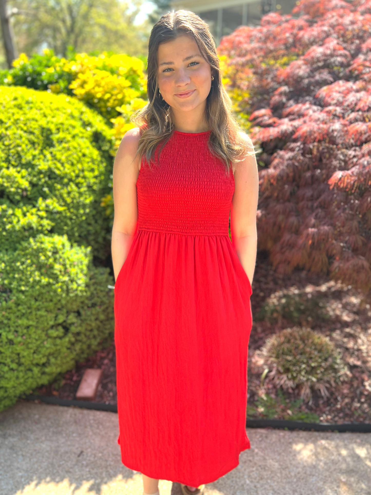 Sleeveless Midi Dress